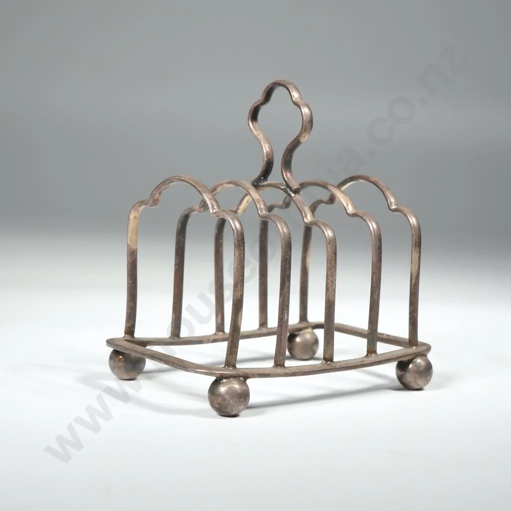 Small Sterling Silver Toast Rack.  Image 1++