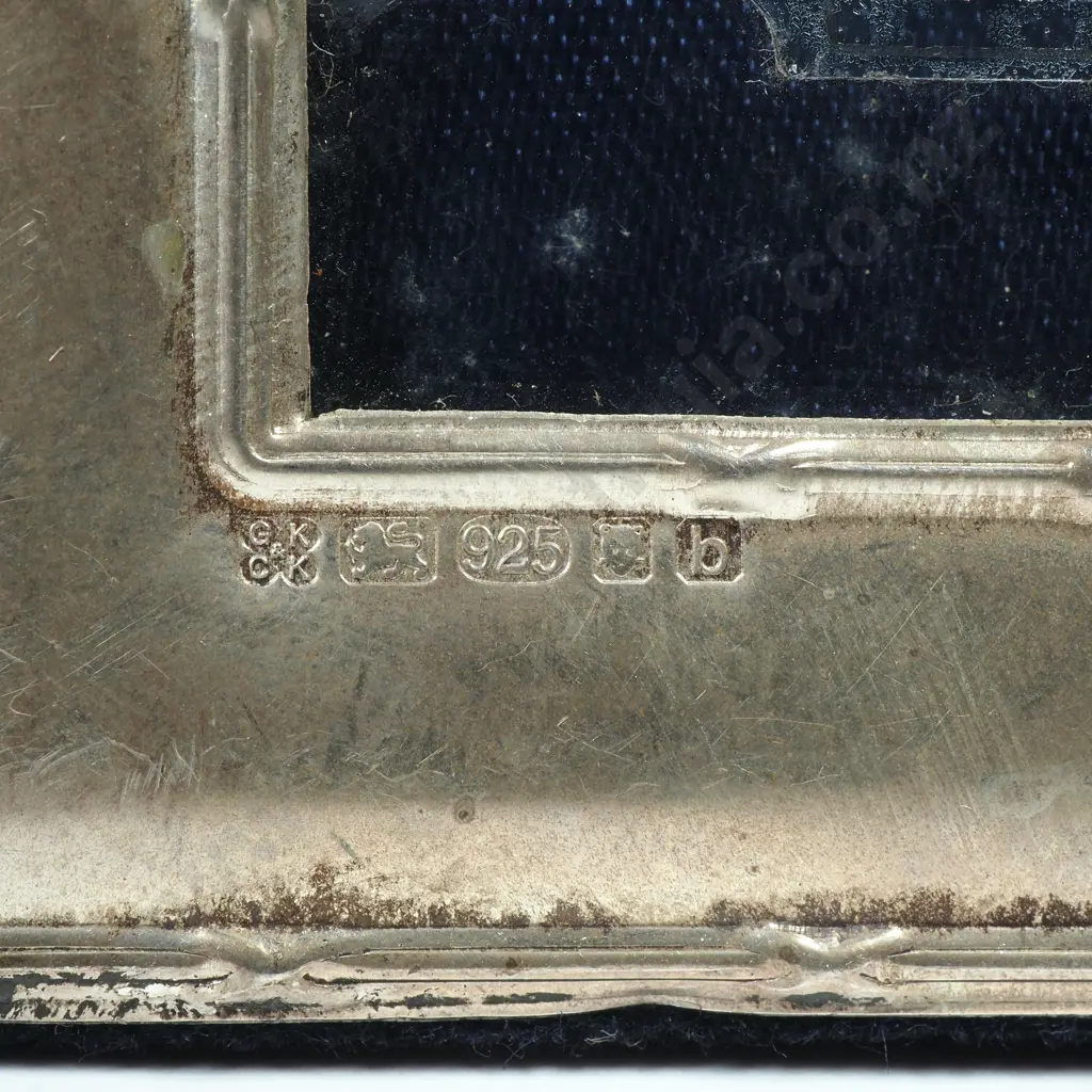 Sterling SIlver Fronted Picture Frame Image 1++