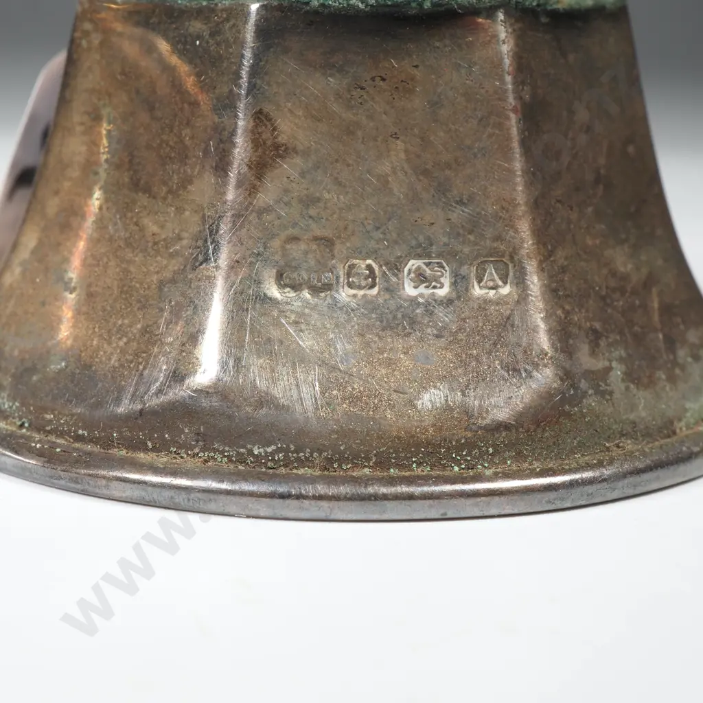 Pair of Sterling Silver Salts w English Hallmarks Image 1++