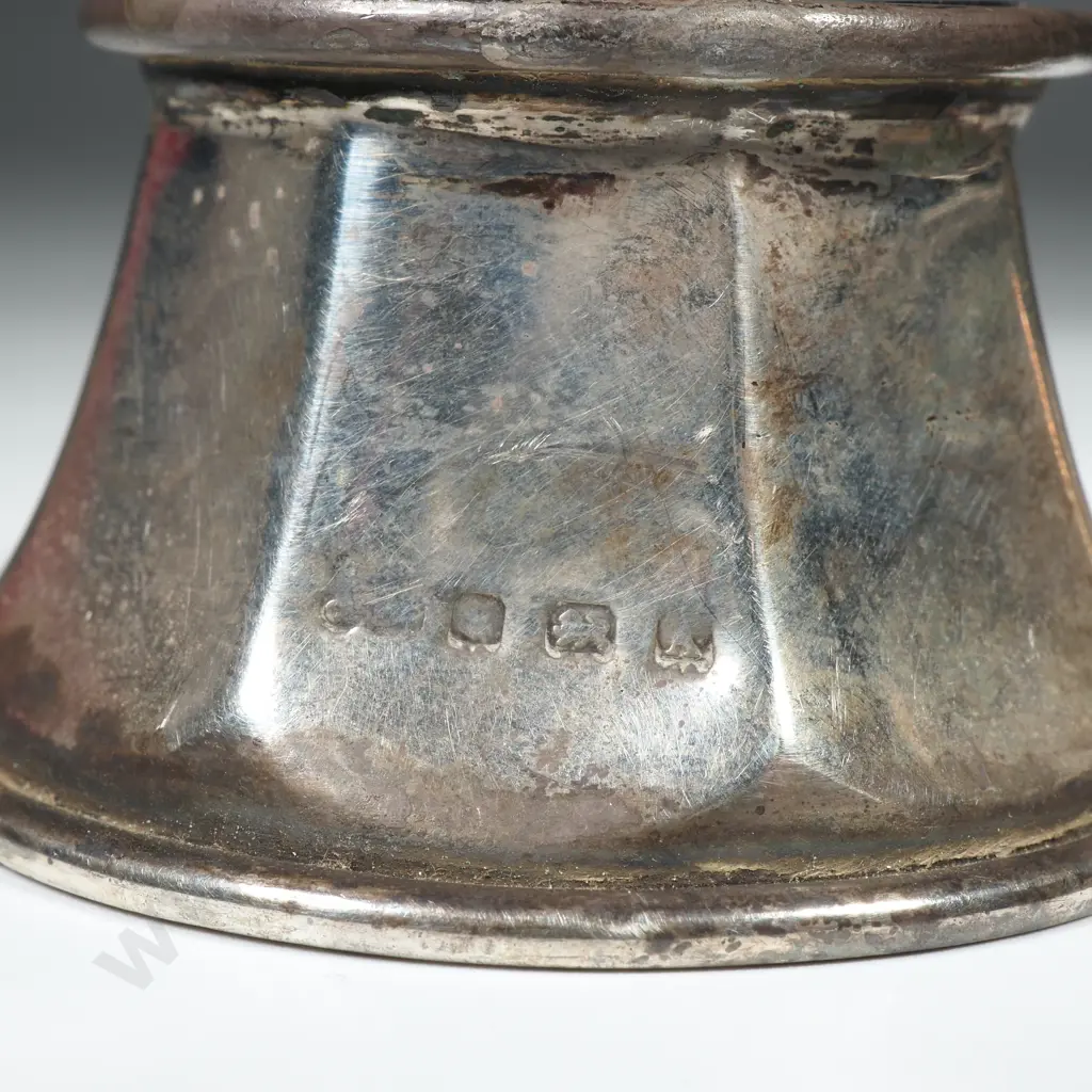 Pair of Sterling Silver Salts w English Hallmarks Image 1++