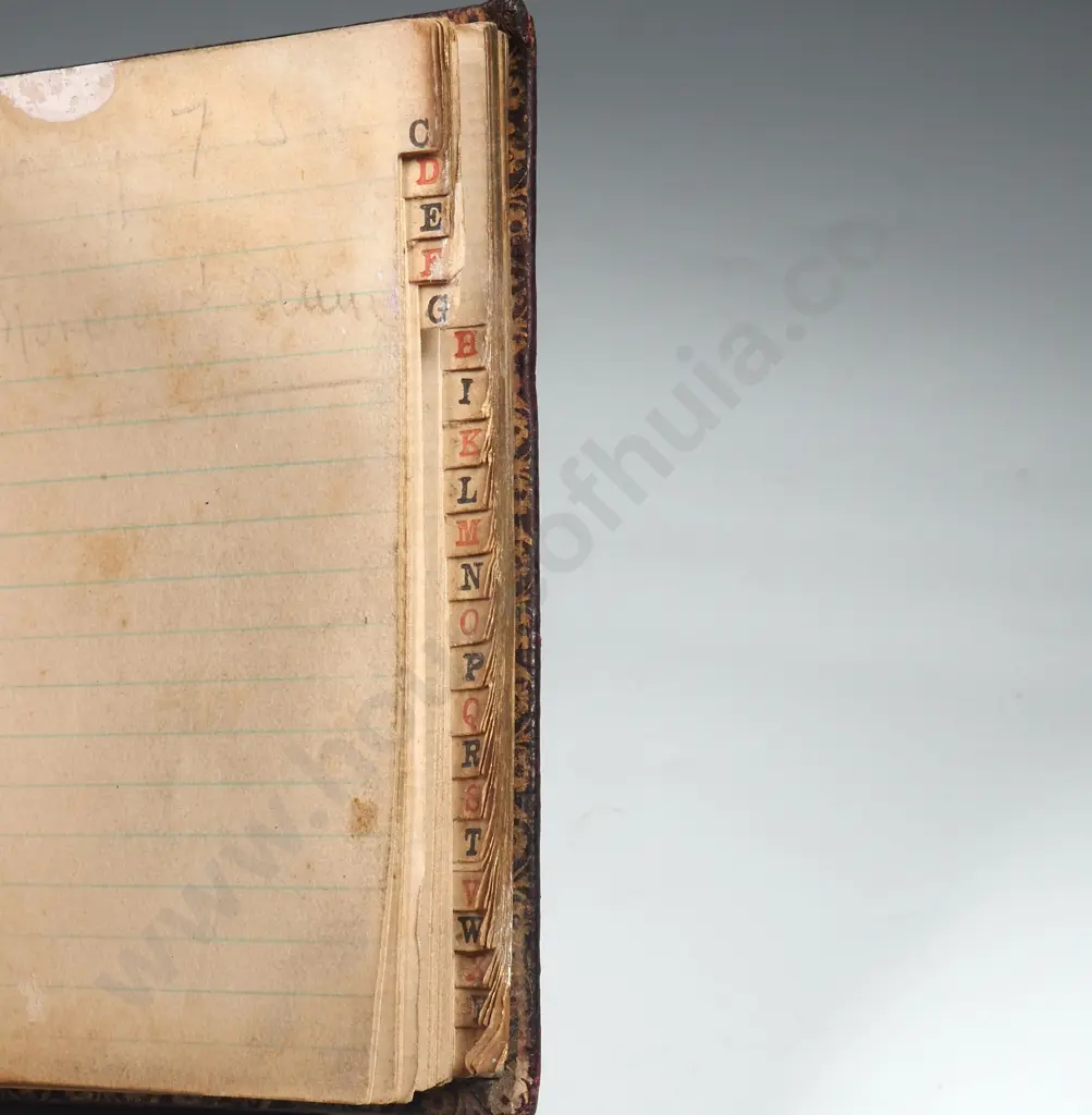 Antique Address Book With Sterling Silver Cover Depicting a Shepherd with Goats Image 1++