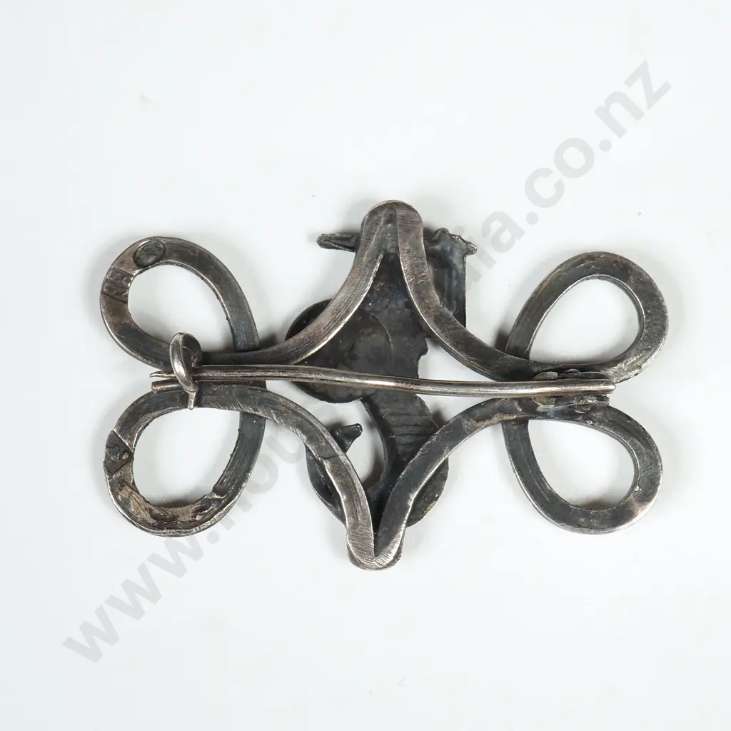 Sterling Silver Mermaid Brooch by Orno of Warsaw Image 1++