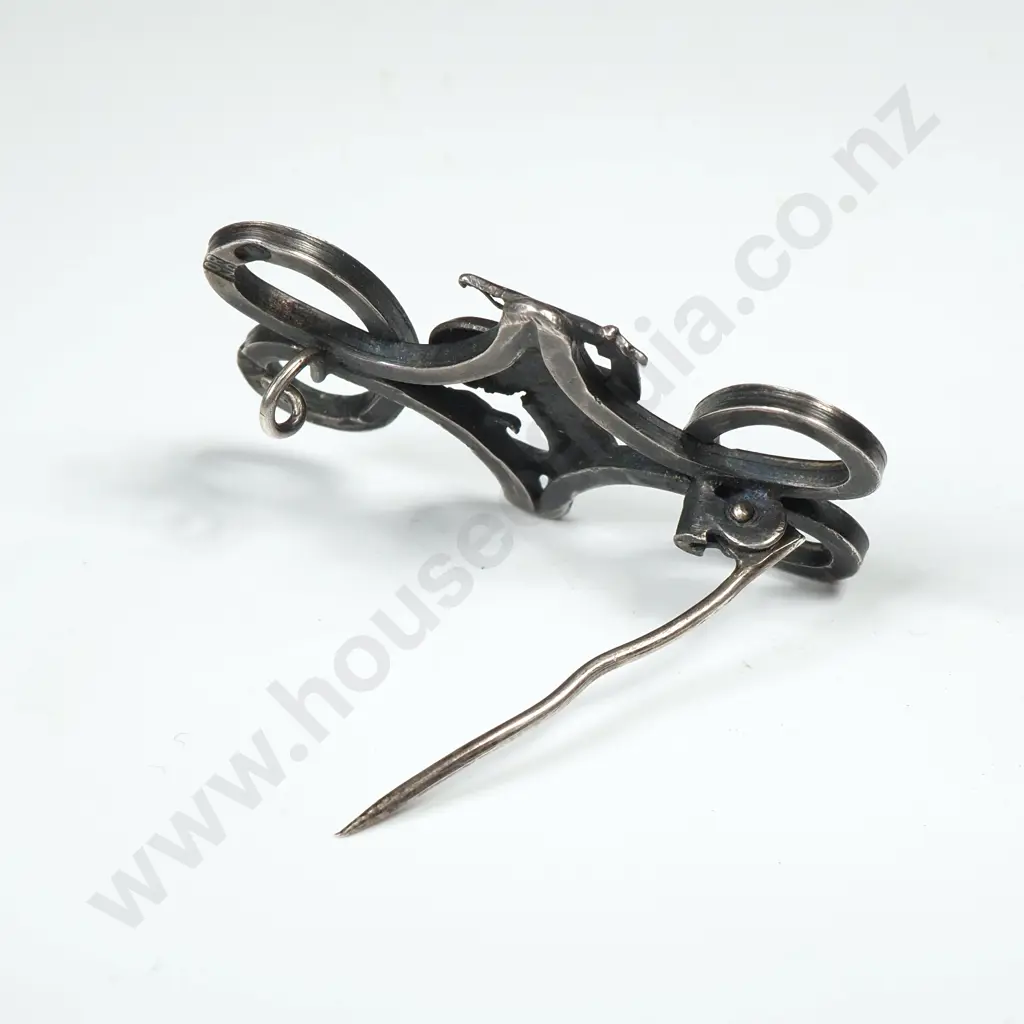 Sterling Silver Mermaid Brooch by Orno of Warsaw Image 1++