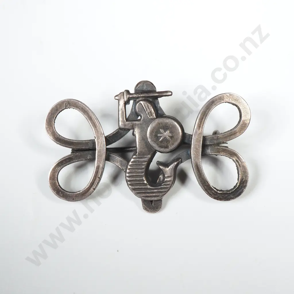 Sterling Silver Mermaid Brooch Image 1++