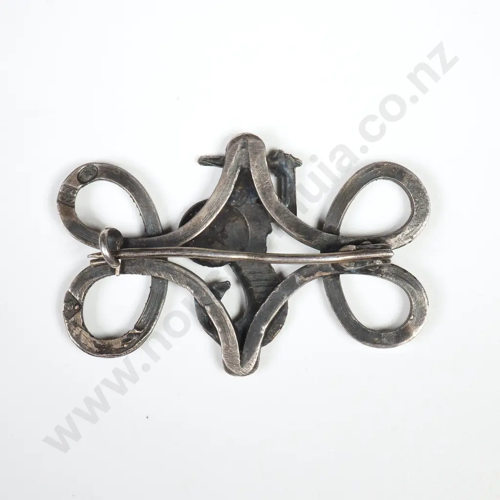 Sterling Silver Mermaid Brooch Image 1++
