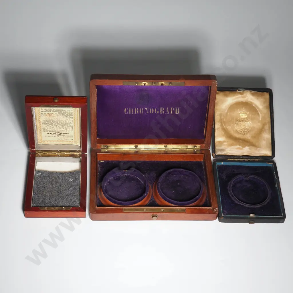 Three Vintage Pocket Watch Boxes Image 1++