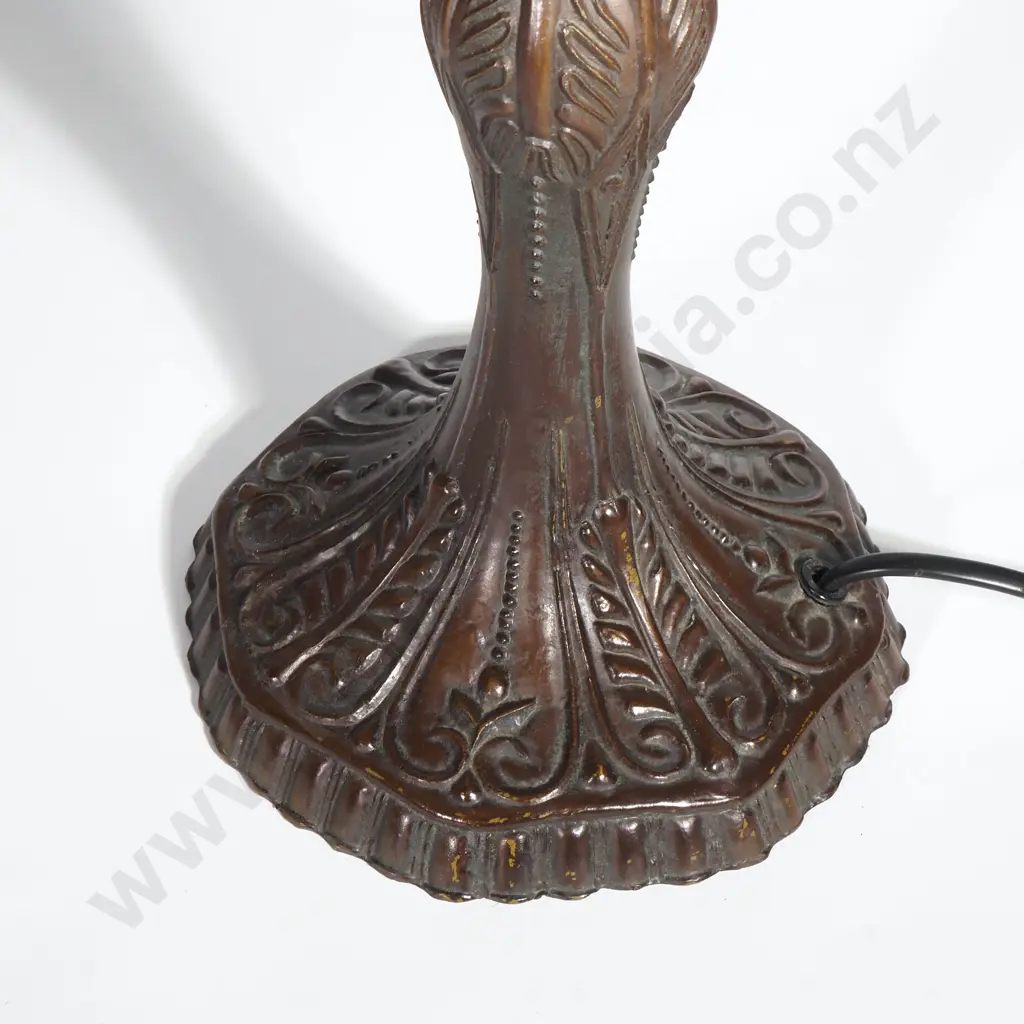 Tiffany Style Stained Glass Dragon Fly Lamp Image 1++