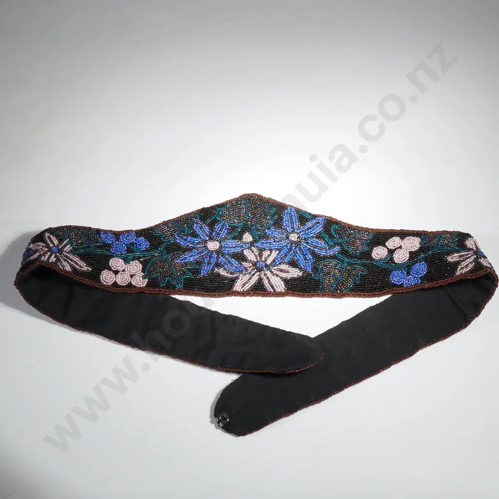 Art Nouveau Beaded Cummberbund Image 1++