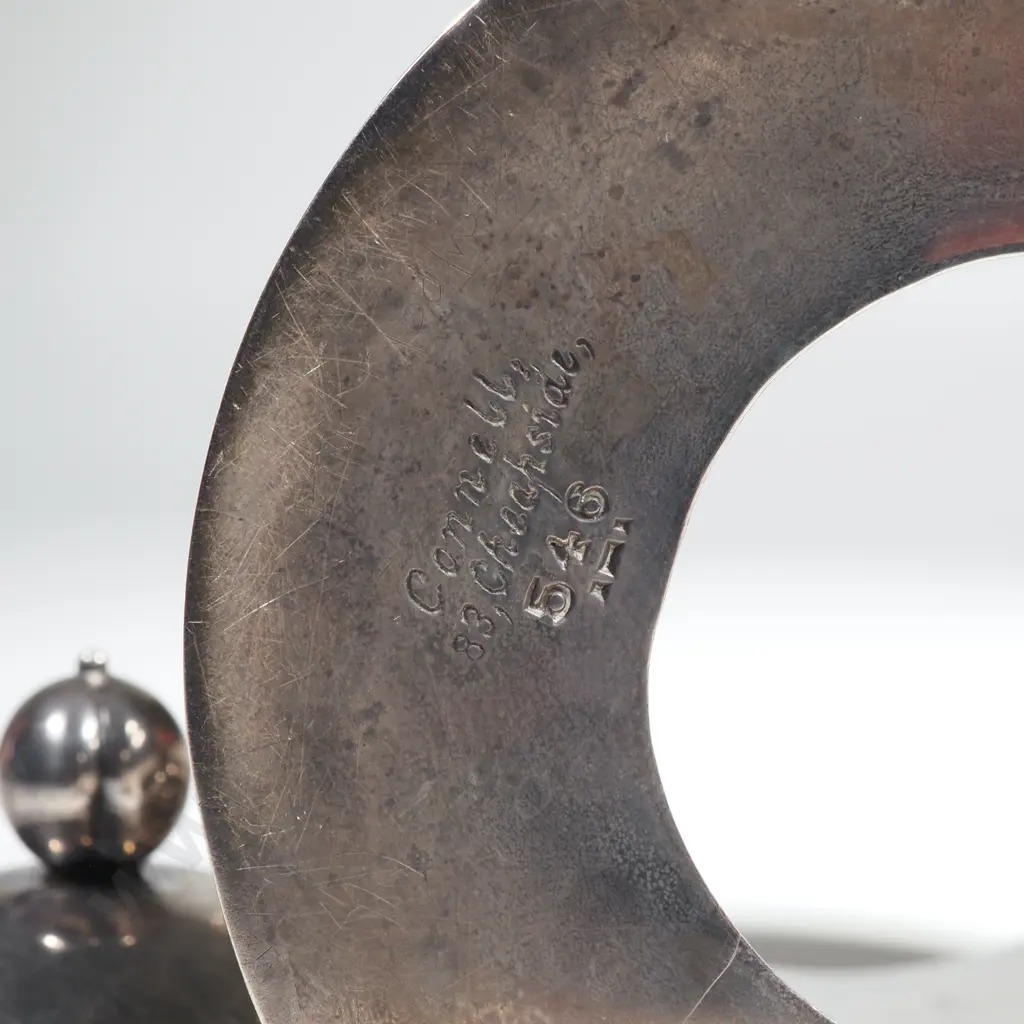 Exquisite Art Nouvet Albert Edward Jones for Connell, Sterling Silver Preserve Pot w Tudor Rose Decoration Image 1++