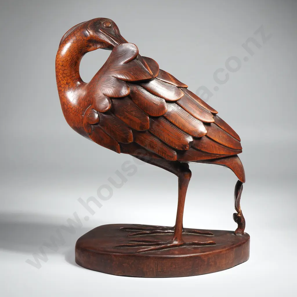 Carved Wooden Bird A/F Image 1++