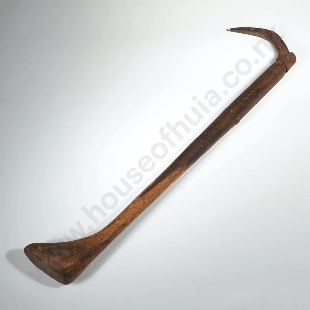 Antique Wood & Metal Tuna Hook, Possibly Japanese Image 1++