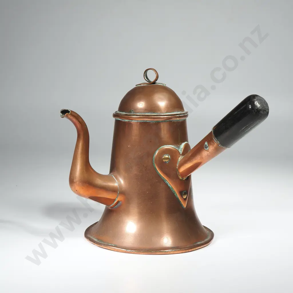 Antique Arts & Crafts Copper Chocolate Pot Image 1++