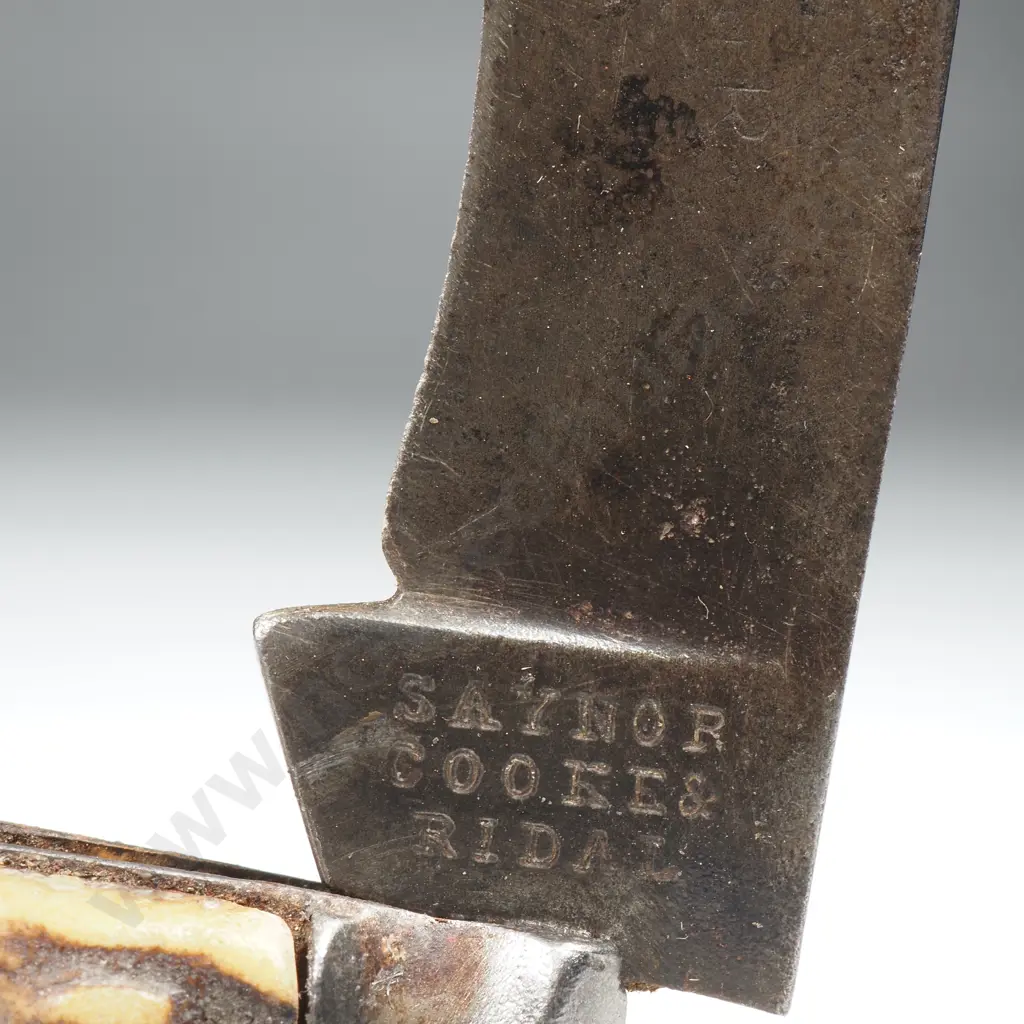 Antique Gentlmens Pruning Knife - Saynor Cooke & Ridal Image 1++