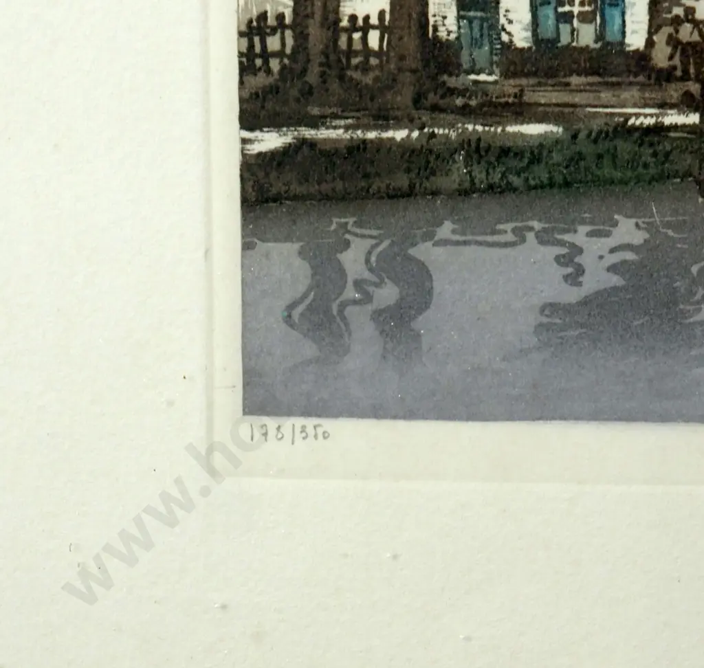 Roger Hebbelinck - Limited Edition Print, 'Canal Du Midi' Image 1++