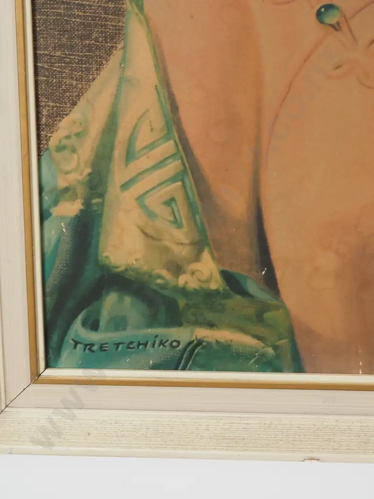 Vladimir Tretchikoff - 'Miss Wong' Mid Century Print Image 1++