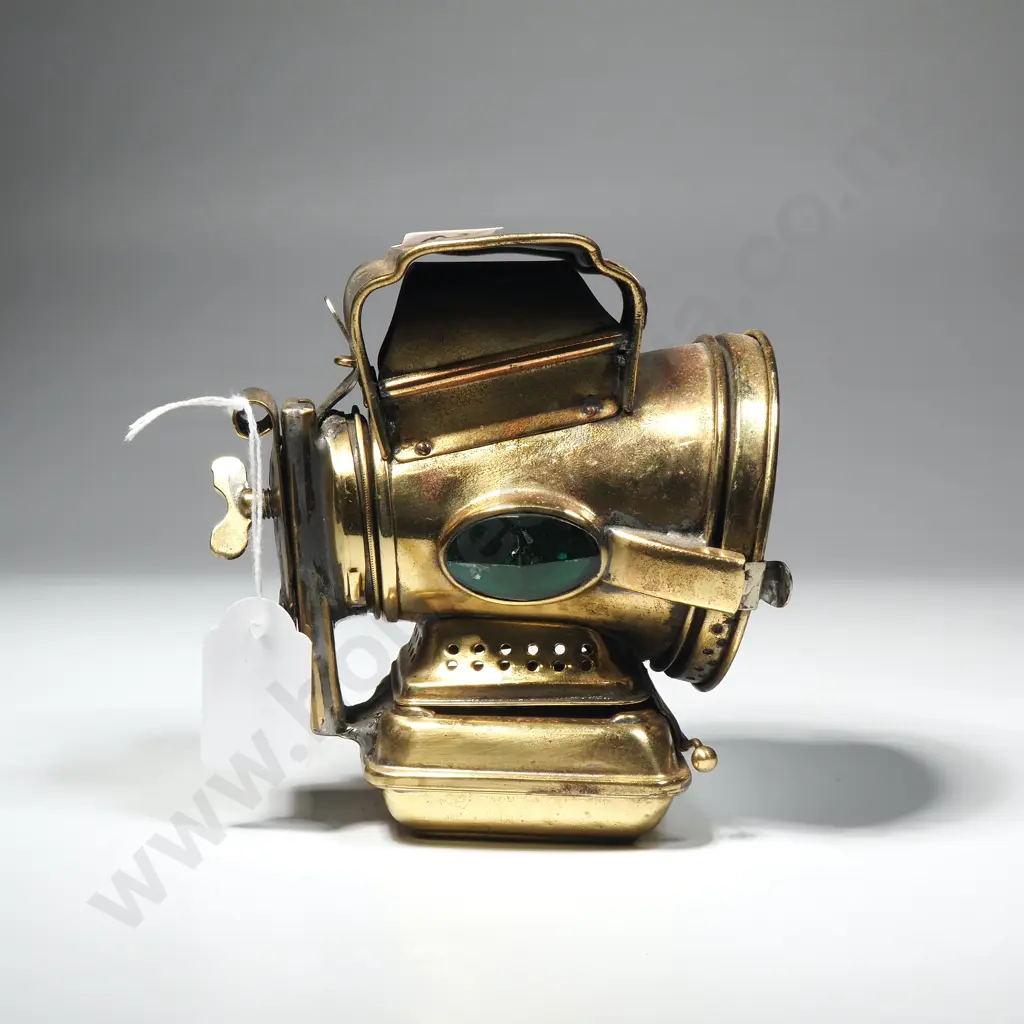 Brass Joseph Lucas 'Silver King' USA Bicycle Lamp Image 1++