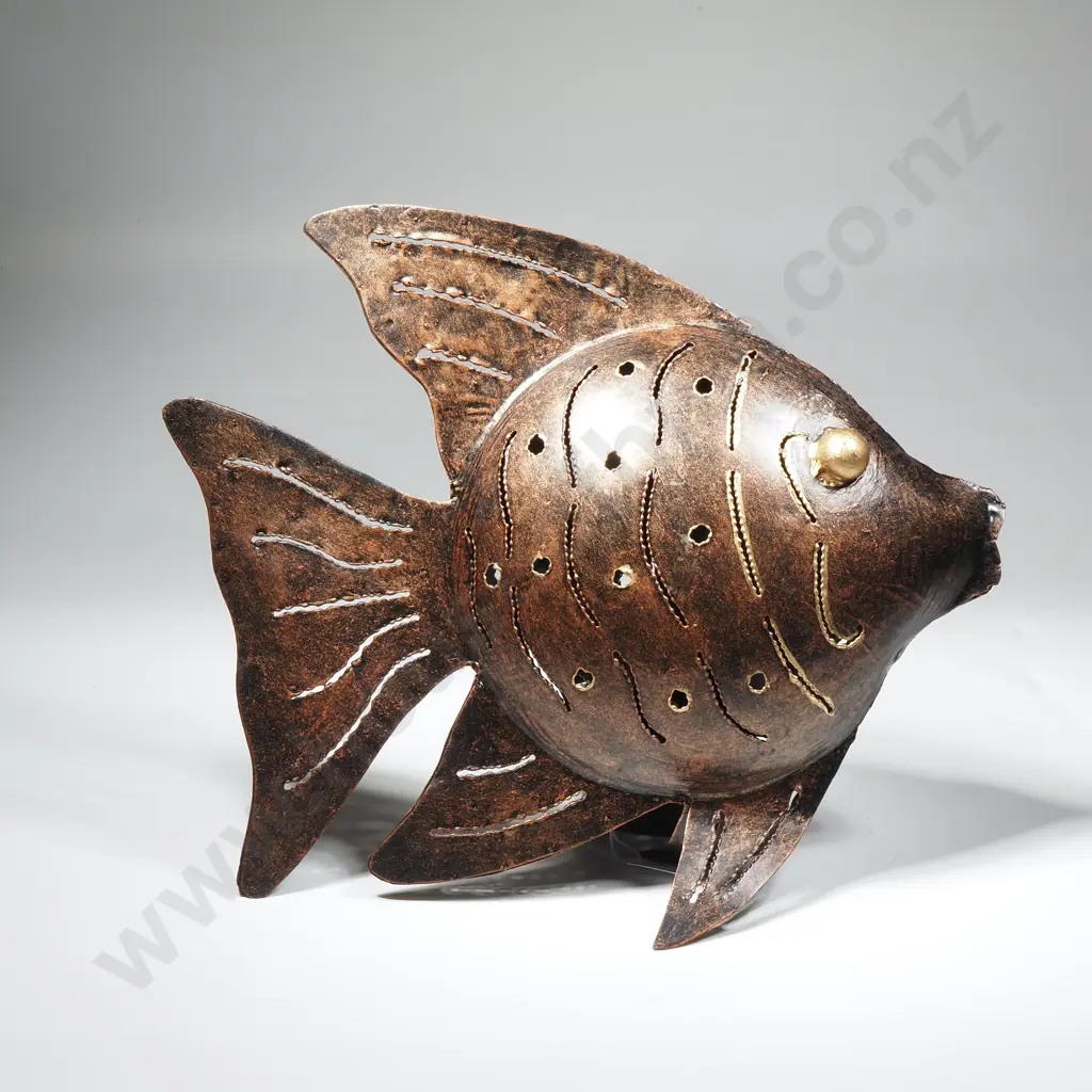 Decorative Metal Wall Fish Wall Art Image 1++