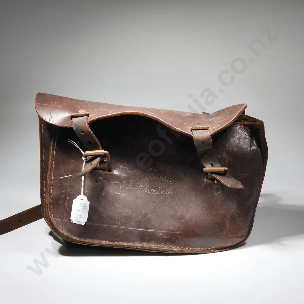 Bullock Hide School Satchel Image 1++
