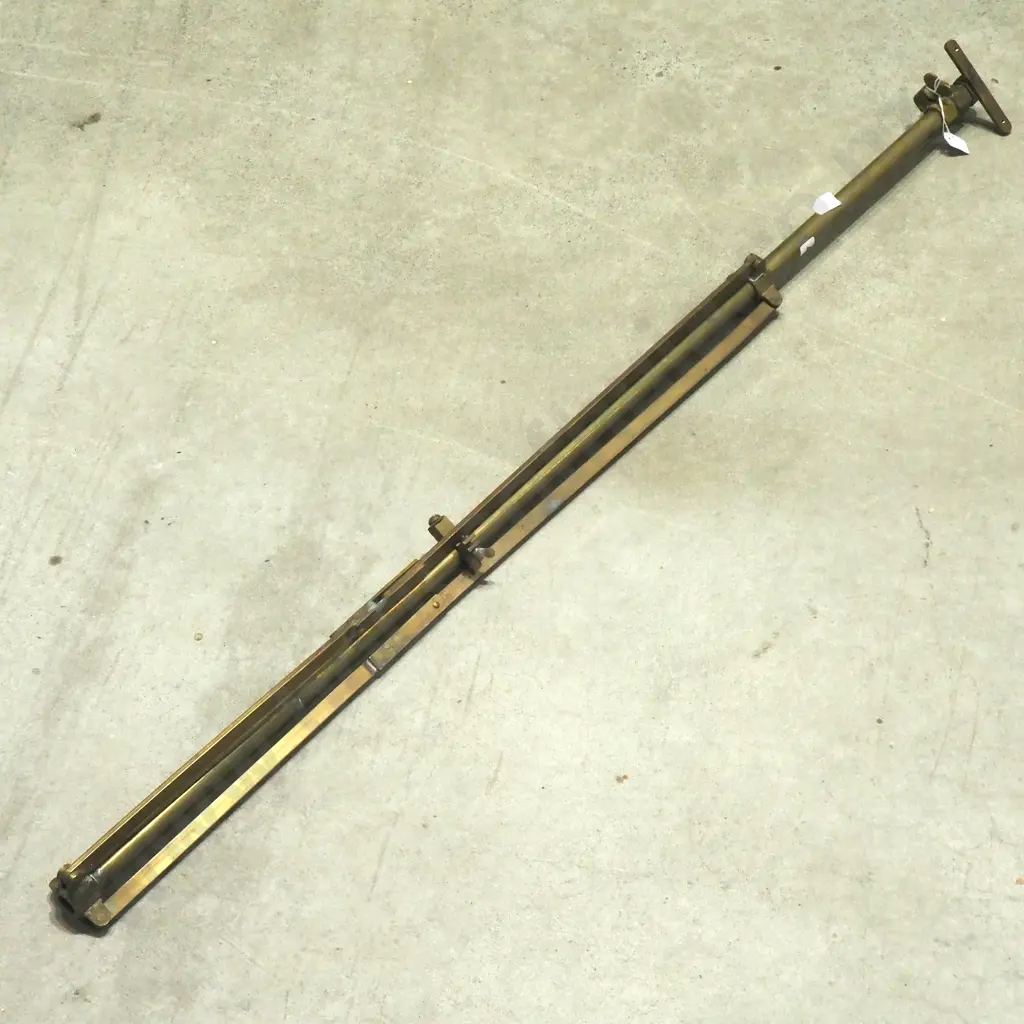 Vintage Solid Brass Music Stand Minus Music Rest.  Image 1++