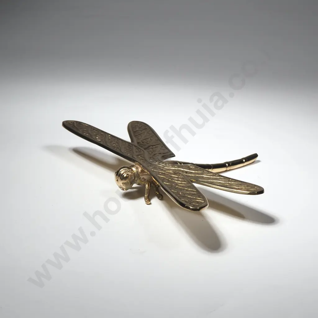 Large Brass Dragonfly Image 1++