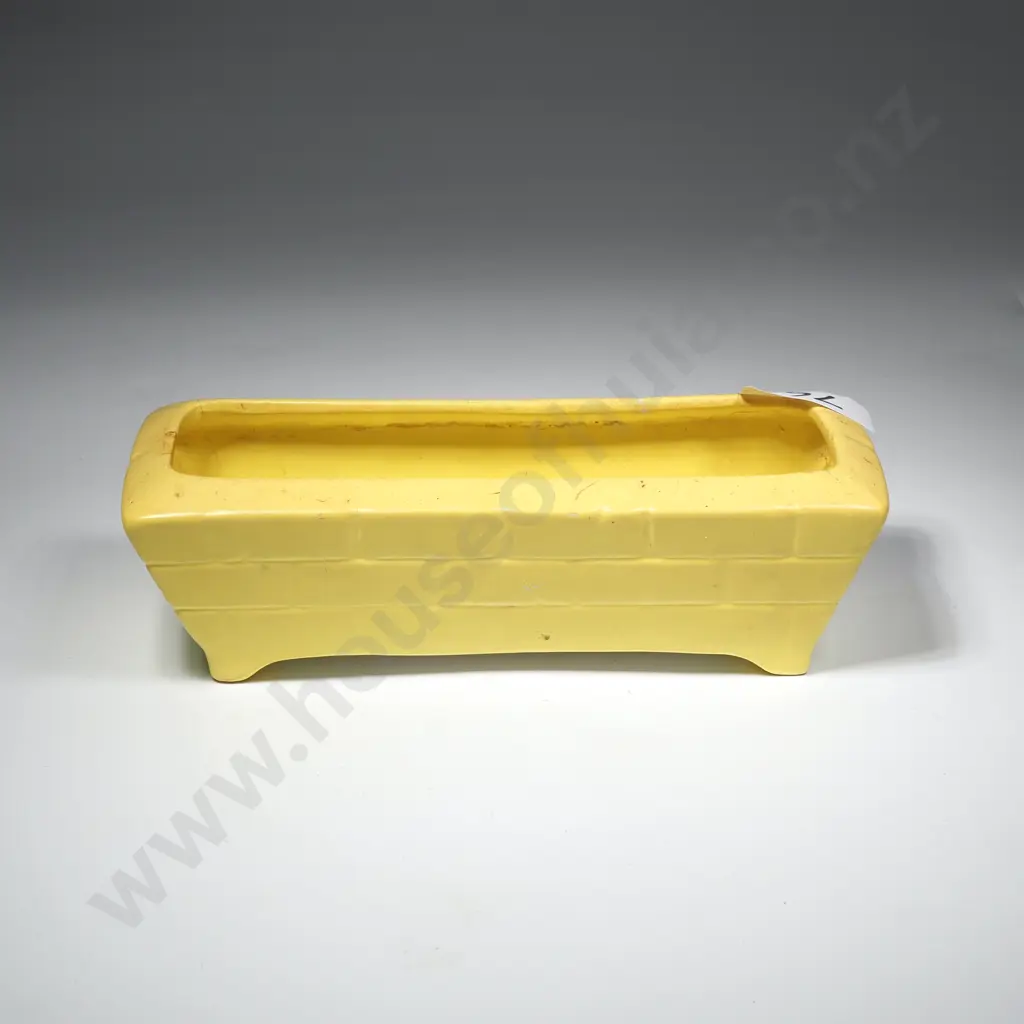Crown Lynn Brick Trough Vase No. 568 (A/F)  Image 1++