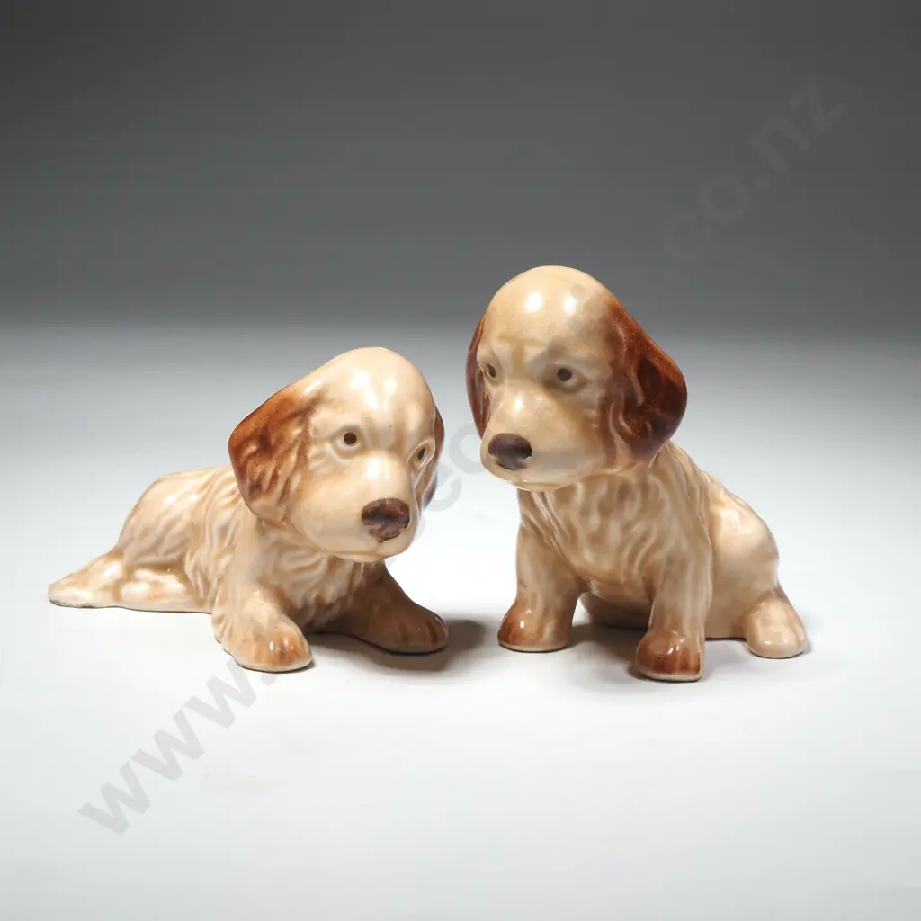 Pair Of Small Sylvac Spaniels  Image 1++