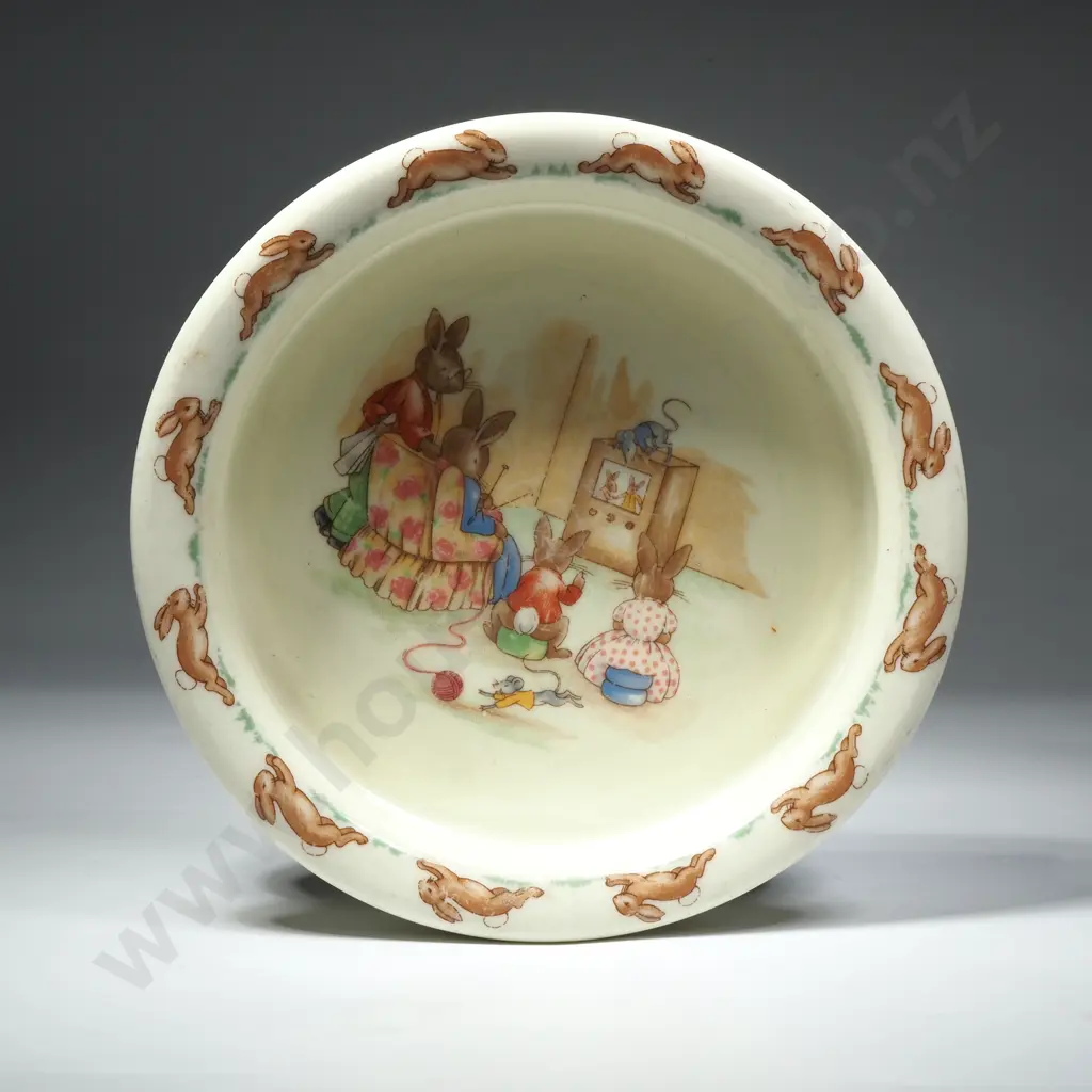 Royal Doulton Bunnykins Porridge Plate Image 1++