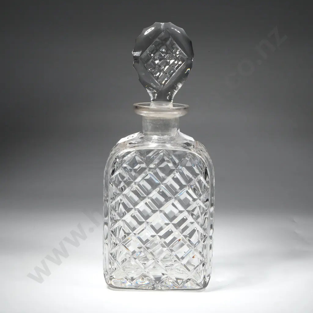 Vintage Cut Crystal Decanter Image 1++