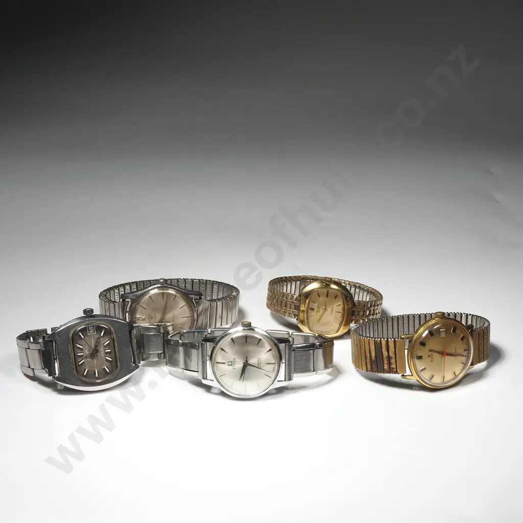 Five Mainly Gents Vintage Wristwatches  Image 1++
