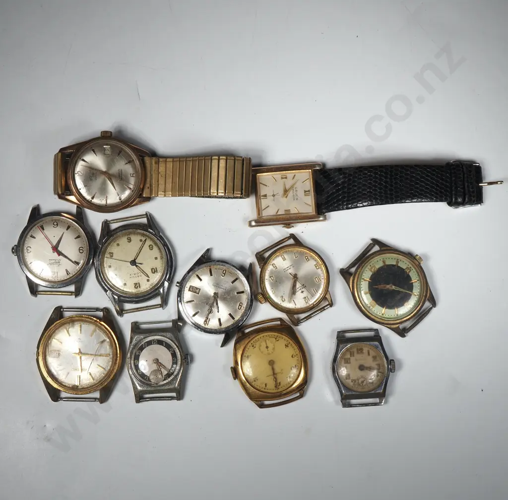 Quantity Of Vintage Wristwatches. Many  Minus Straps Image 1++