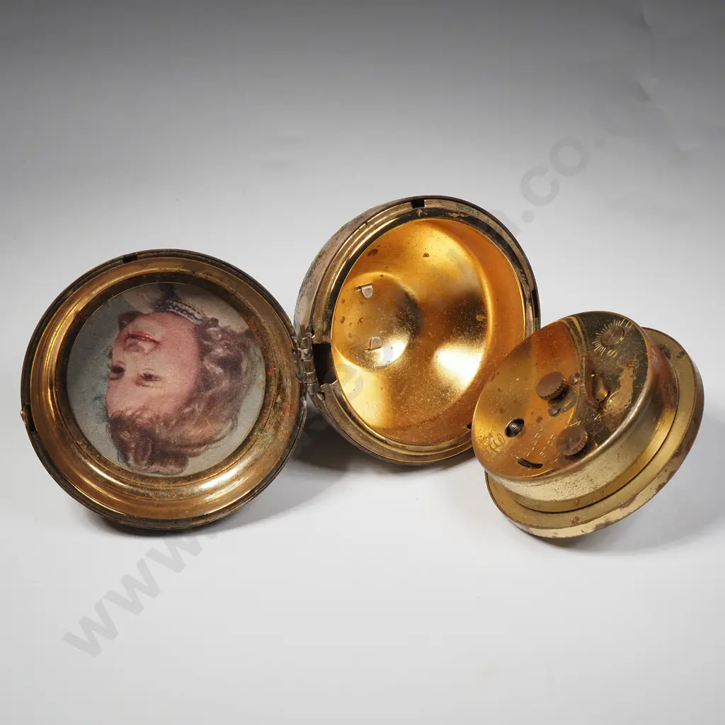 Vintage Europa 7 Jewels Alarm Clock In The Form Of A World Globe Image 1++