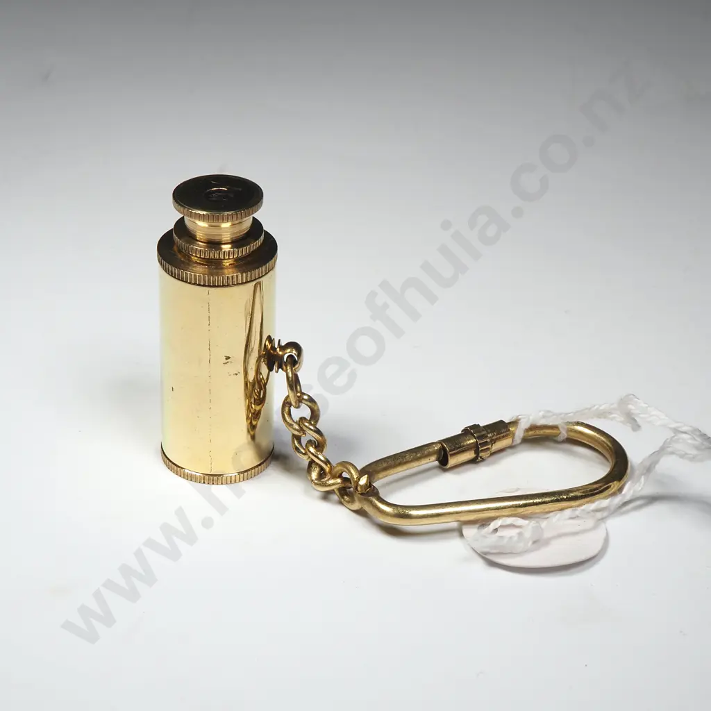 Brass Telescopic Keyring Image 1++