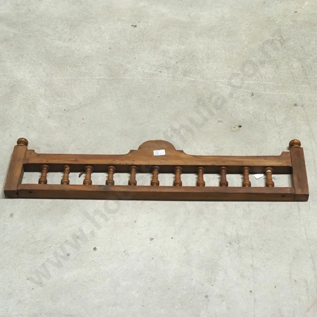 Ornamental Edwardian Wooden Spindle Back Back Image 1++