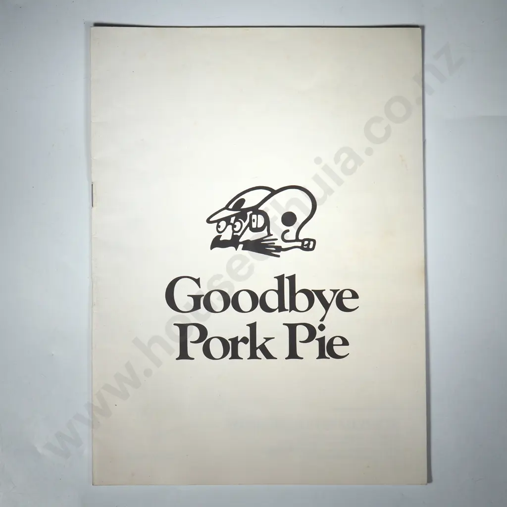 Pamphlet for the 1980 New Zealand Cult Classic Film 'Goodbye Pork Pie' Image 1++