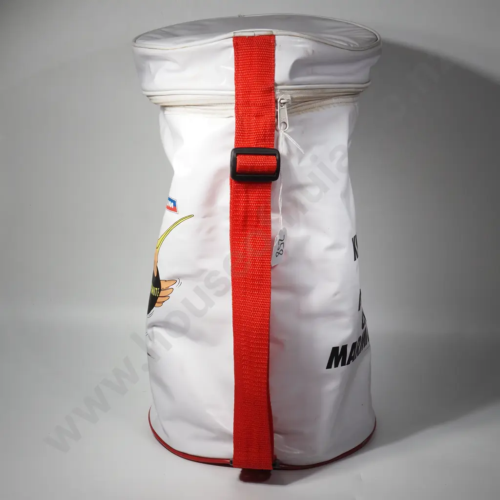 Sanitarium Marmite Branded Cooler Bag Featuring a Cartoon Kiwi Bird Image 1++