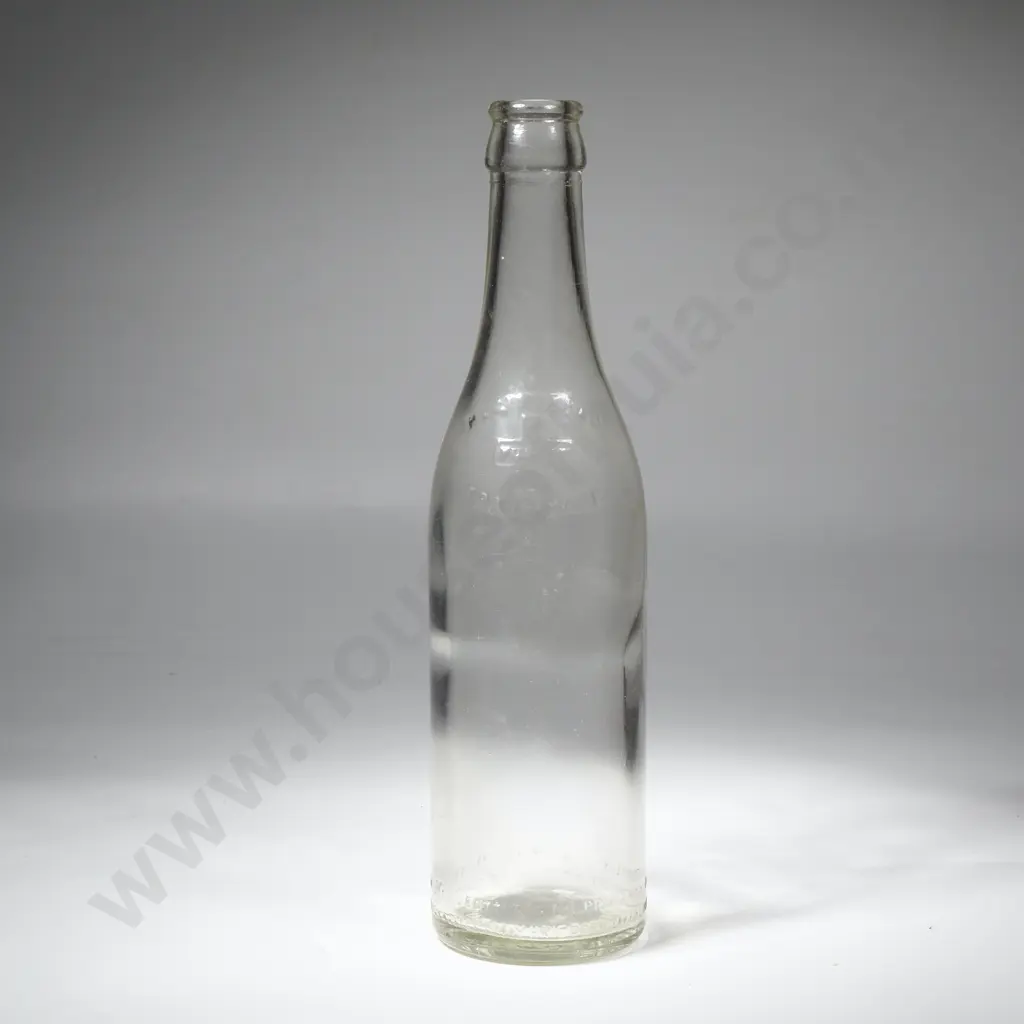 Vintage Clear Glass Thomsons Water or Soda Bottle Image 1++
