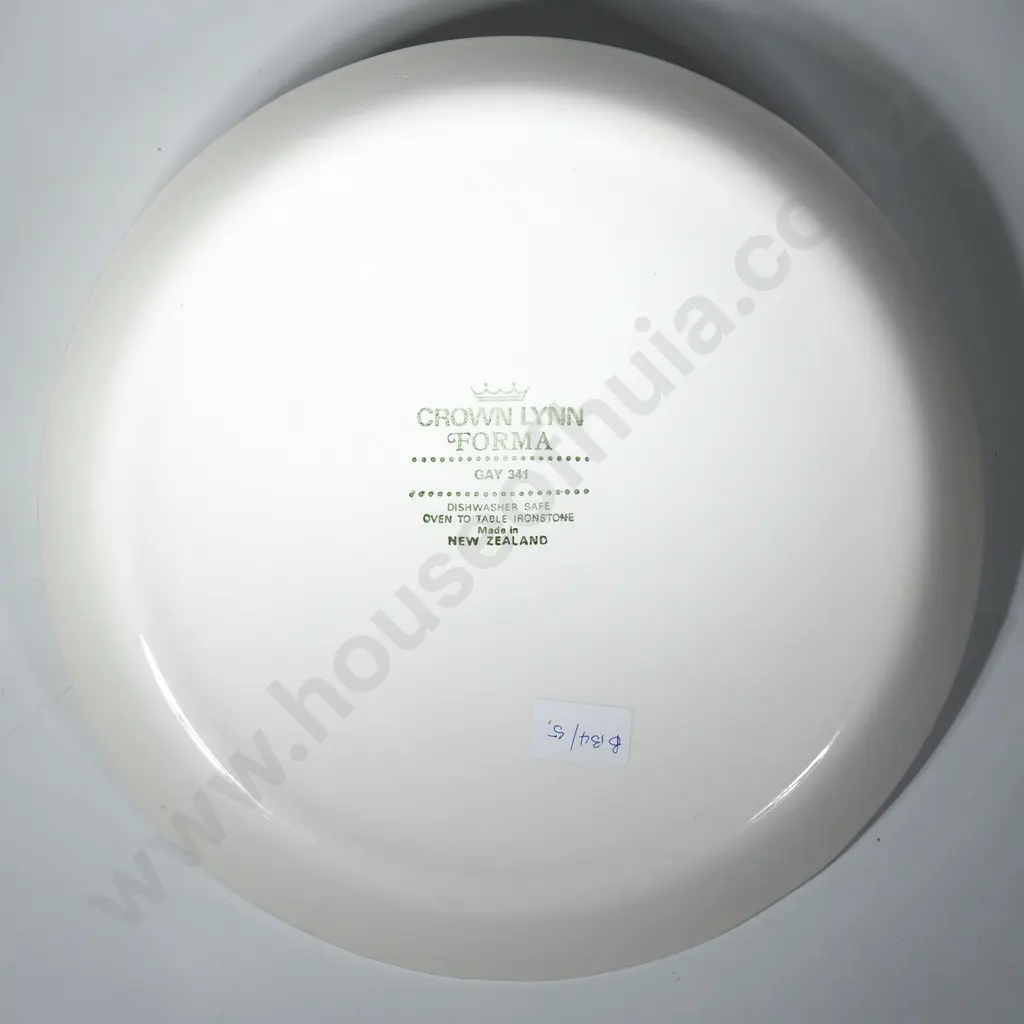 Large Crown Lynn 'Fortuna' Gay 341 Pavlova Platter Image 1++