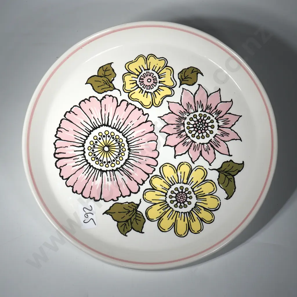 Large Crown Lynn 'Fortuna' Gay 341 Pavlova Platter Image 1++