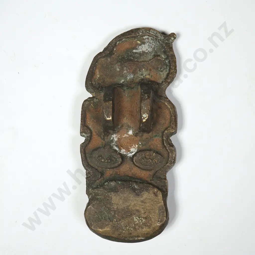 Vintage Brass Hei Tiki Door Knocker Image 1++