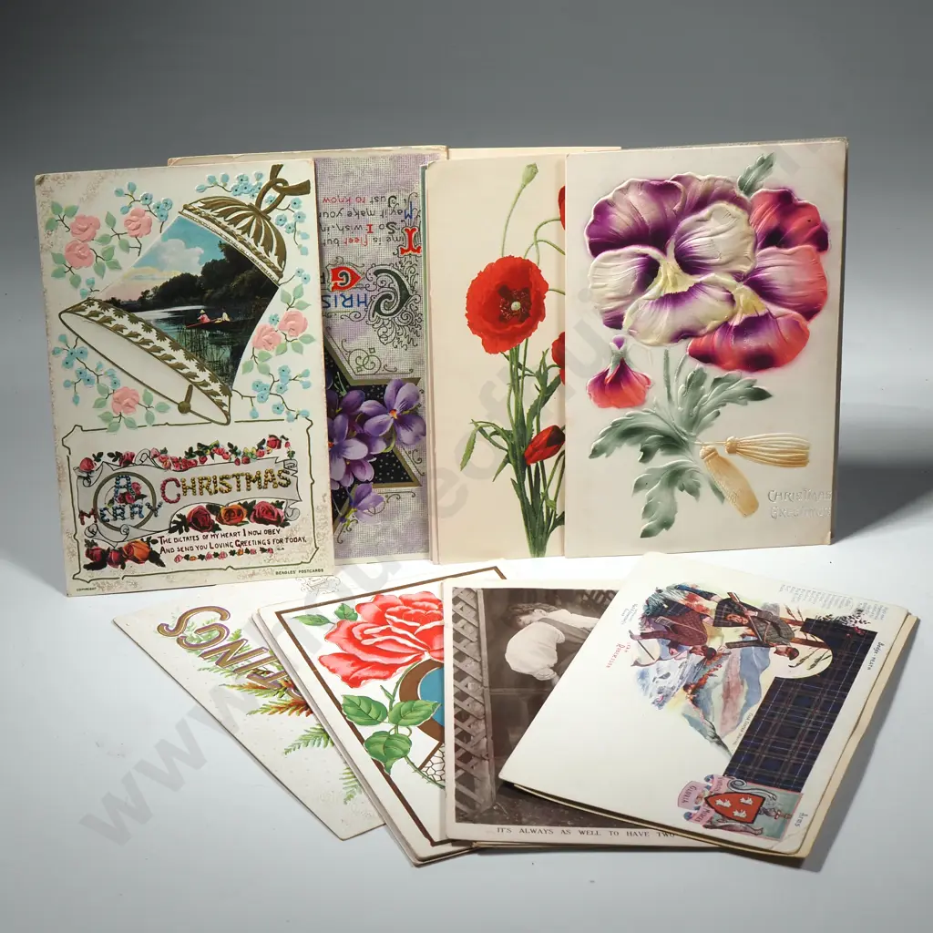 Larger Assorted Lot of Antique World Postcards  Image 1++