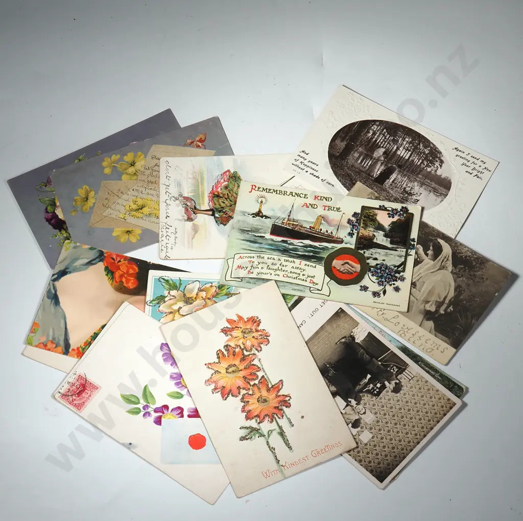Larger Assorted Lot of Antique World Postcards  Image 1++