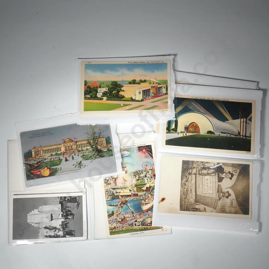 Vintage Postcards, Mainly USA -  Elgin Watch Building, ,Golden Gate International Exposition, World Fair St Louis 1904 Image 1++