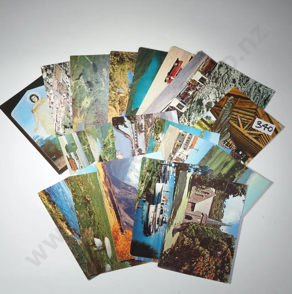 Twenty Vintage Coloured Postcards of Mainly North  Island Scenes Image 1++