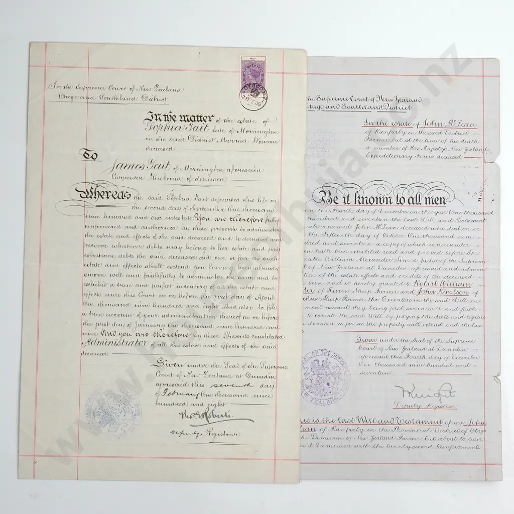 Will - Ranfurly New Zealand - 1917 Image 1++