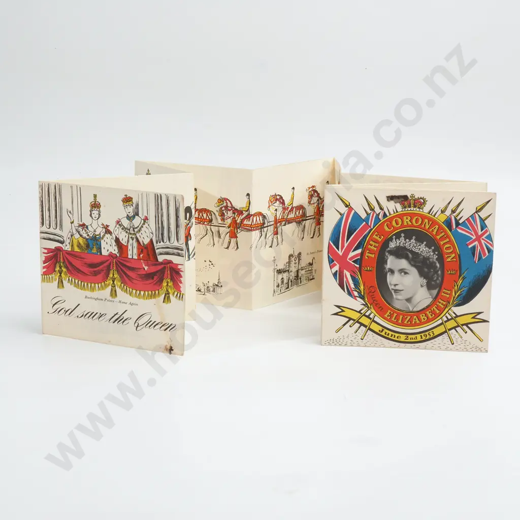 Souvenir Booklet Commemorating the Coronation of Queen Elizabeth 11 1953 Image 1++