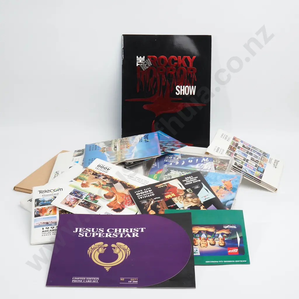 Large Quantity Of Phone Cards Including "The Rocky Horror Picture Show". Macdonalds. Jesus Christ Superstar, Stained  Image 1++