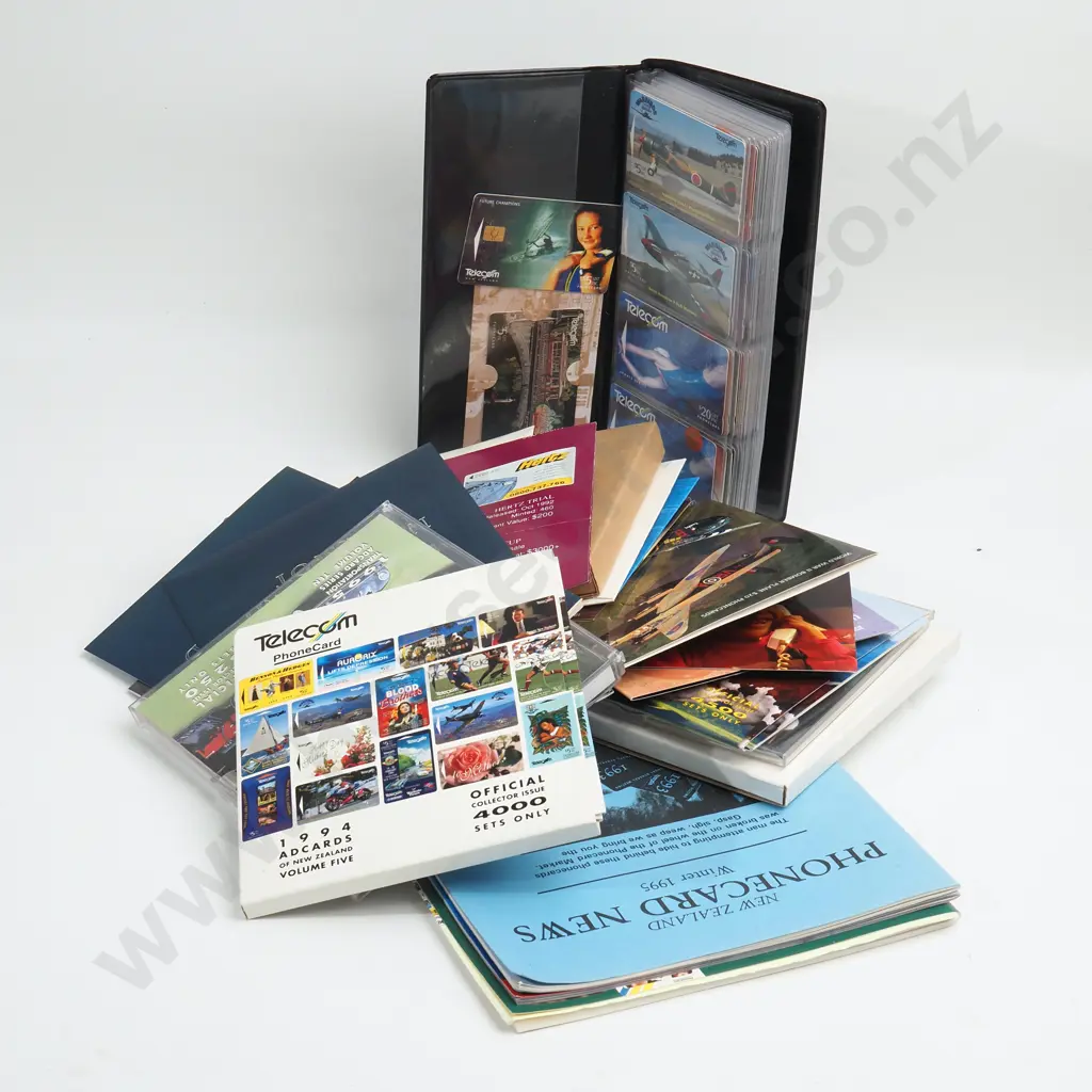 Large Collection Of Phone Cards & Related Magazines.Includes WW2 Bomber Planes, NZ Transport  & Many More  Image 1++