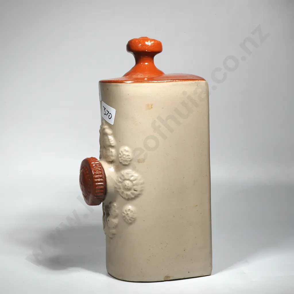 Vintage Retro  Two Tone Stoneware Hot Water Bottle Image 1++