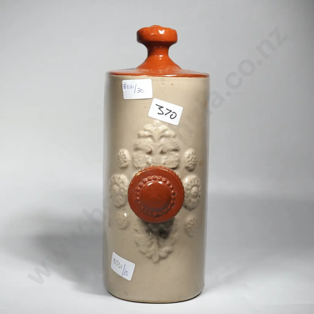 Vintage Retro  Two Tone Stoneware Hot Water Bottle Image 1++