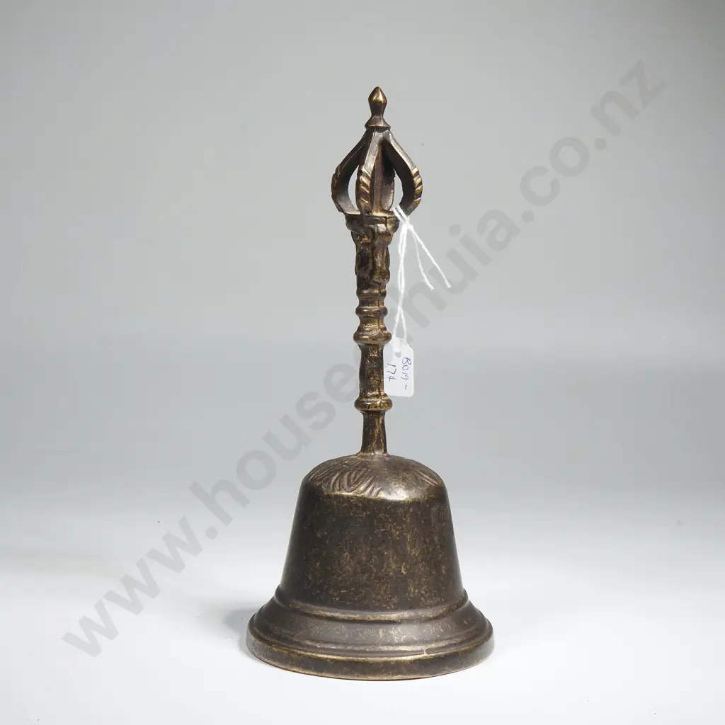 Vintage Tibetan Buddhist Ritual Bell, Known as a Ghanta & Used In Meditation, Yoga & Religious Ceremonies Image 1++